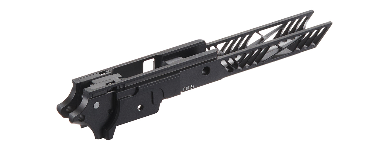 Dr. Black CNC Aluminum Frame Type 01 For TM Hi-CAPA 4.3 GBB Pistols - (Black)