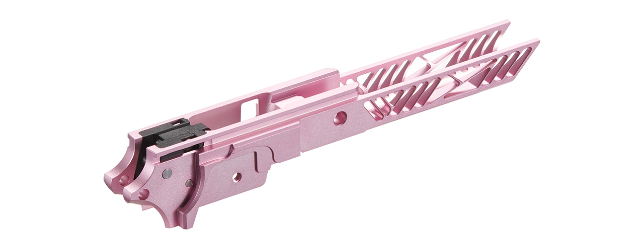 Dr. Black CNC Aluminum Frame Type 01 For TM Hi-CAPA 4.3 GBB Pistols - (Pink)