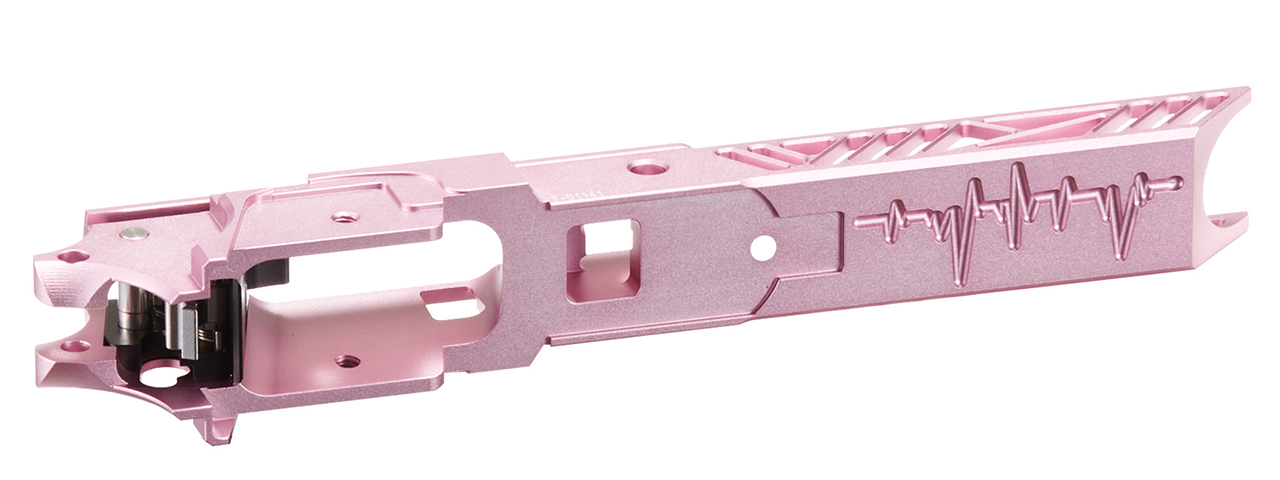 Dr. Black CNC Aluminum Frame Type 01 For TM Hi-CAPA 4.3 GBB Pistols - (Pink)