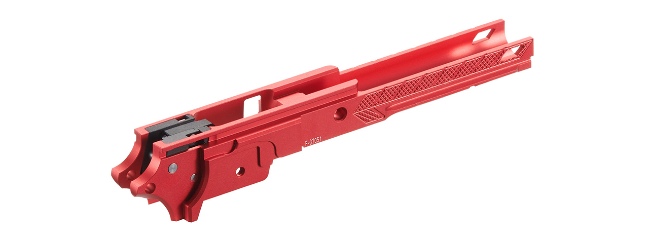 Dr. Black CNC Aluminum Frame Style 07 For TM Hi-CAPA 4.3 GBB Pistols - (Red)