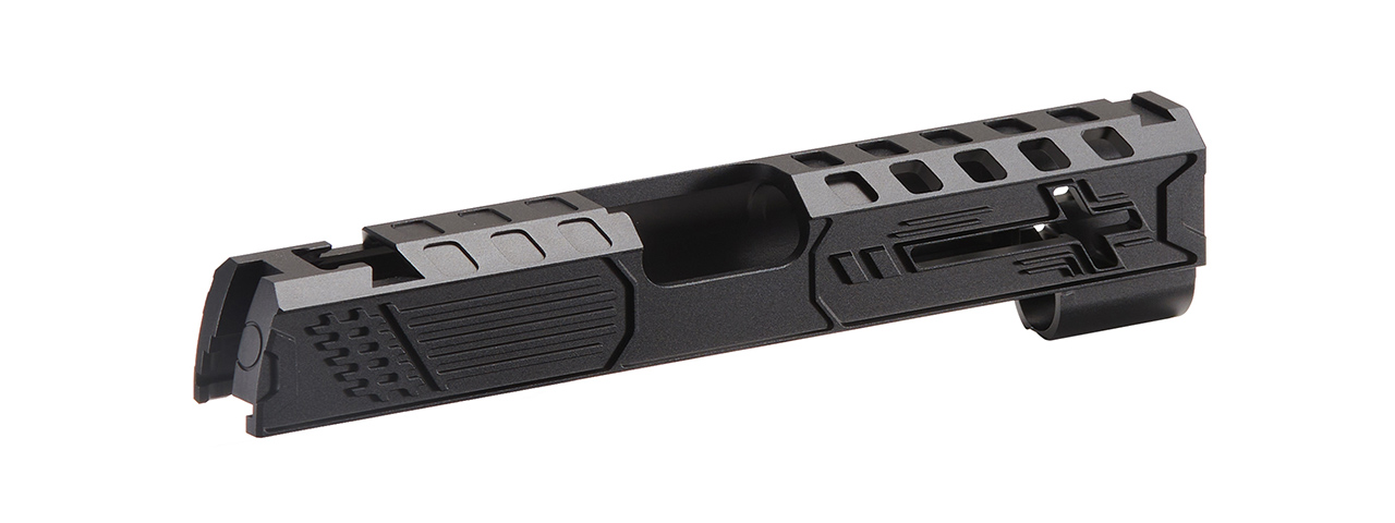 Dr. Black Royal Aluminum Slide for TM Hi-CAPA 4.3 GBB Pistols - (Black)