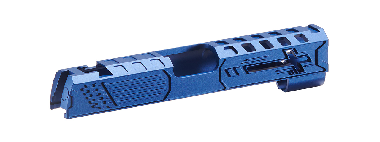 Dr. Black Royal Aluminum Slide for TM Hi-CAPA 4.3 GBB Pistols - (Blue)