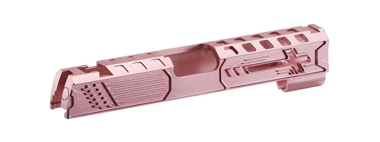 Dr. Black Royal Aluminum Slide for TM Hi-CAPA 4.3 GBB Pistols - (Pink)