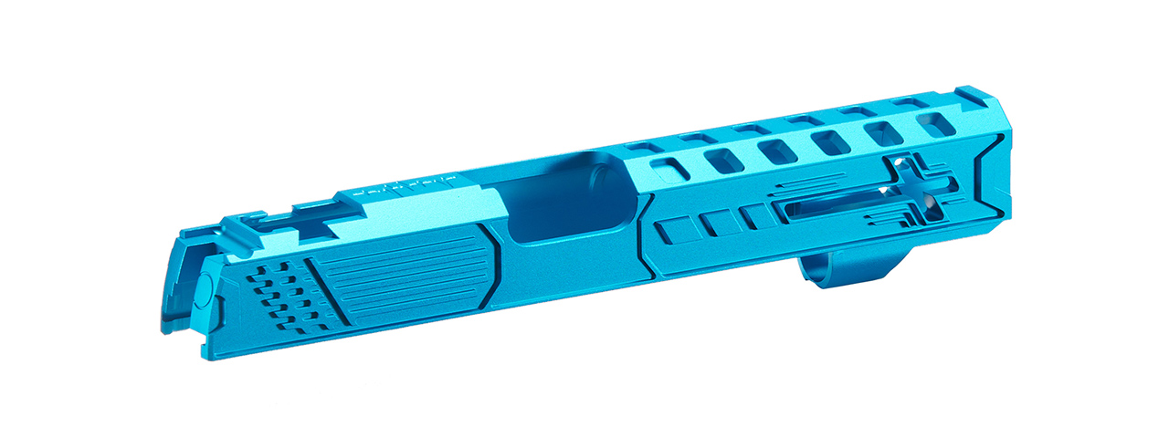 Dr. Black Royal Aluminum Slide for TM Hi-CAPA 5.1 GBB Pistols - (Aquamarine)