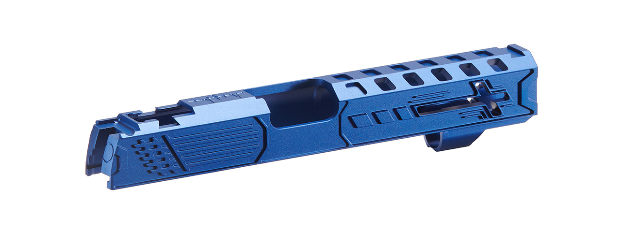 Dr. Black Royal Aluminum Slide for TM Hi-CAPA 5.1 GBB Pistols - (Blue)