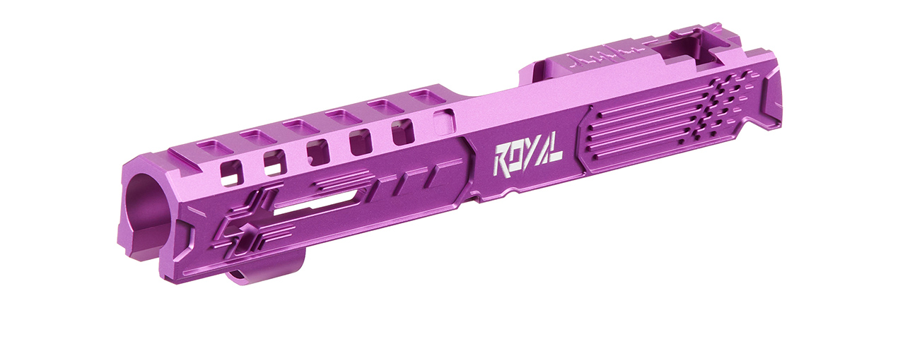 Dr. Black Royal Aluminum Slide for TM Hi-CAPA 5.1 GBB Pistols - (Purple)