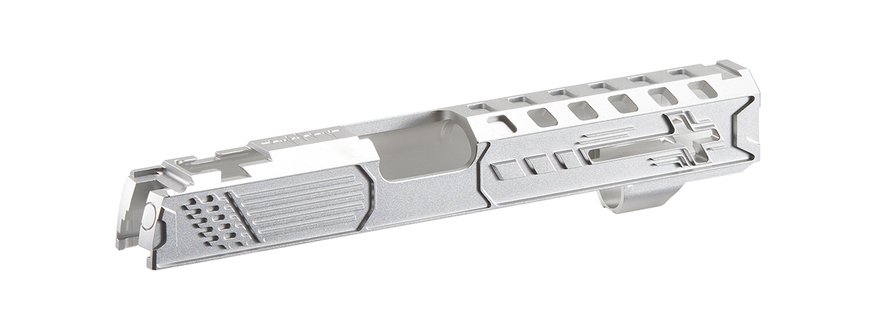 Dr. Black Royal Aluminum Slide for TM Hi-CAPA 5.1 GBB Pistols - (Silver)