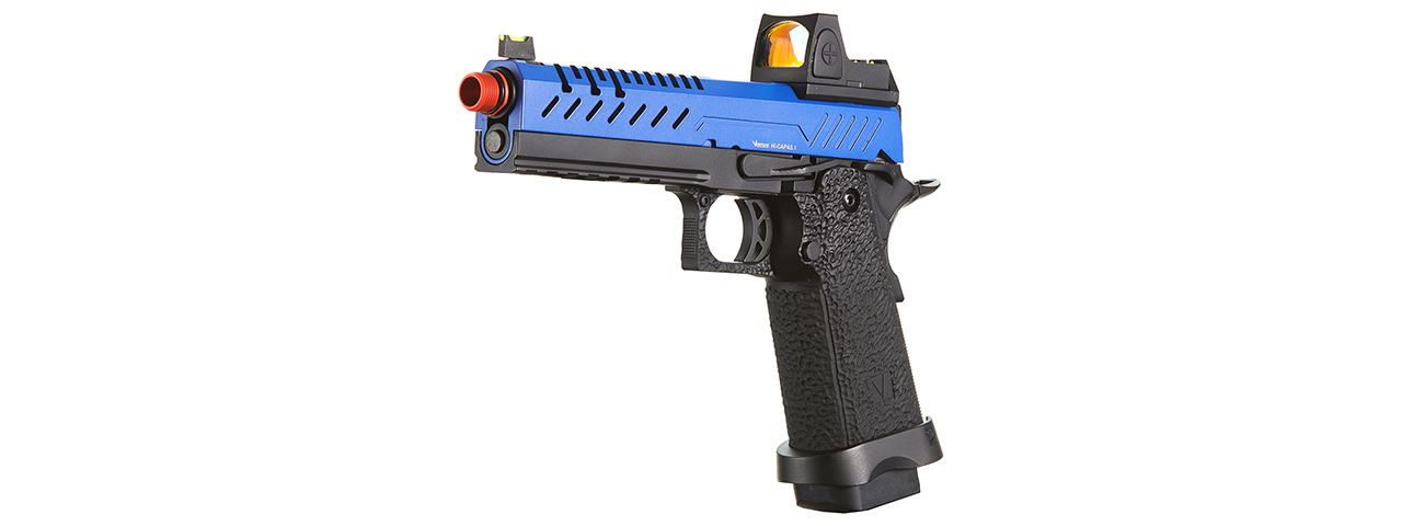 Vorsk Hi-Capa 5.1 GBB Pistol w/ Red Dot Sight - (Blue/Black)