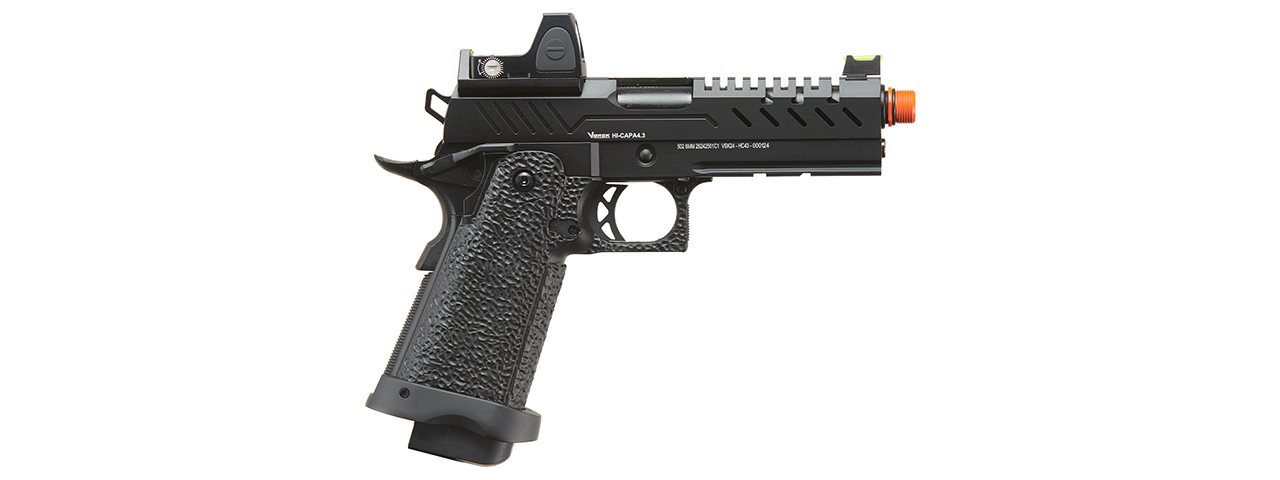 Vorsk Hi-Capa 4.3 GBB Pistol w/ Red Dot Sight - (Black)