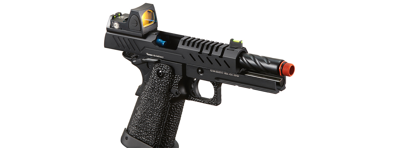 Vorsk Hi-Capa 4.3 GBB Pistol w/ Red Dot Sight - (Black)