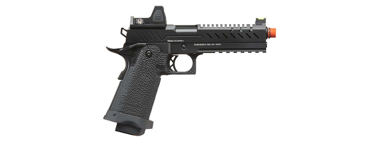 Vorsk Hi-Capa 5.1 GBB Pistol w/ Red Dot Sight - (Black)