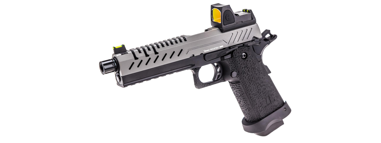 Vorsk Hi-Capa 5.1 GBB Pistol w/ Red Dot Sight - (Black/Gray)