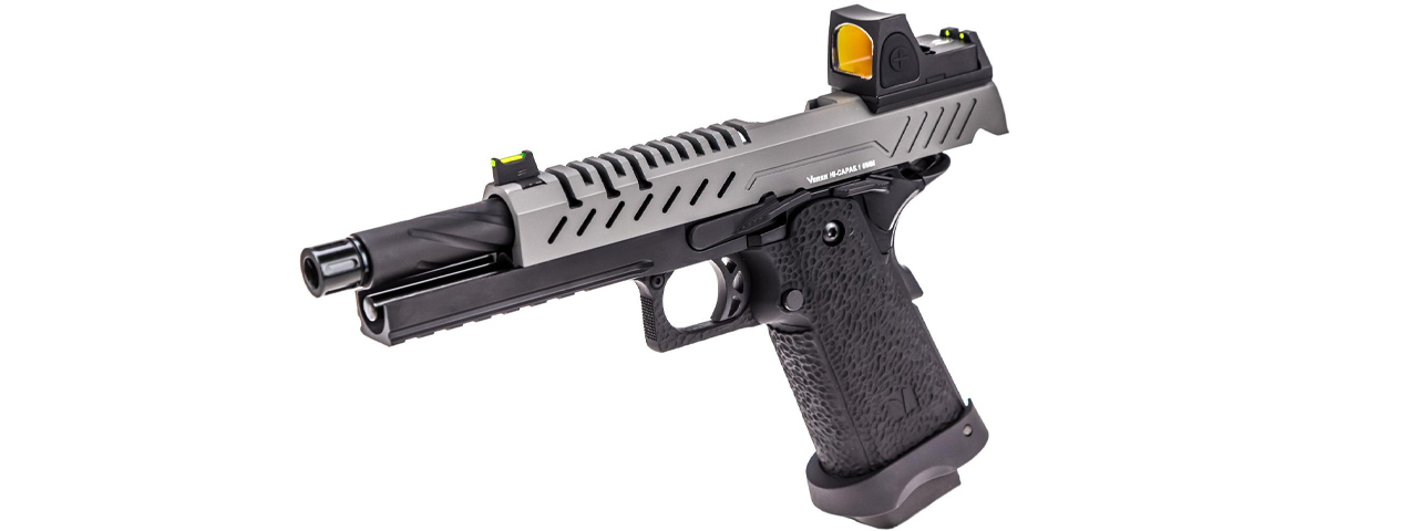 Vorsk Hi-Capa 5.1 GBB Pistol w/ Red Dot Sight - (Black/Gray)