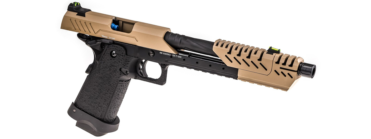 Vorsk Hi-Capa 7.0 Titan GBB Pistol - (Tan/Black)