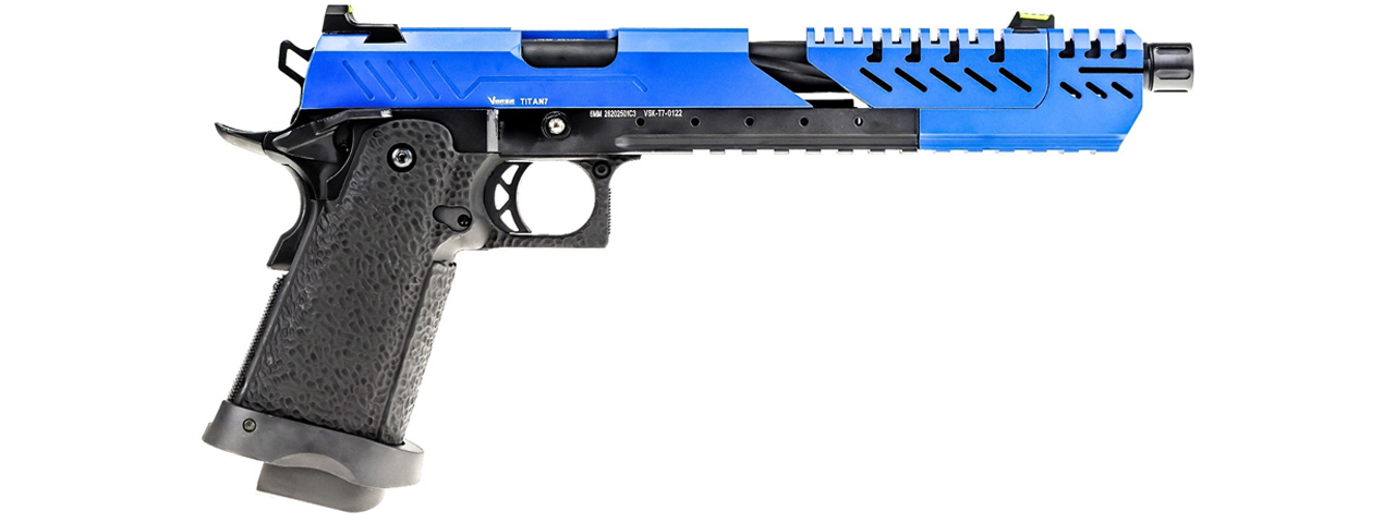 Vorsk Hi-Capa 7.0 Titan GBB Pistol - (Blue/Black)