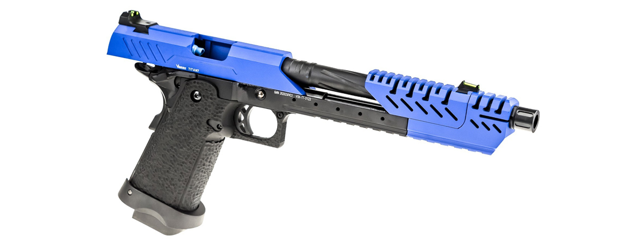 Vorsk Hi-Capa 7.0 Titan GBB Pistol - (Blue/Black)