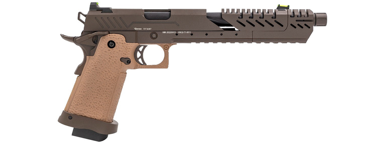 Vorsk Hi-Capa 7.0 Titan GBB Pistol - (Tan/Bronze)