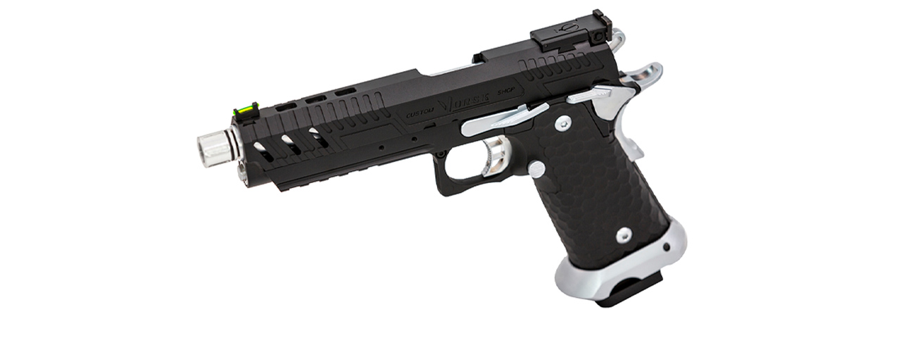 Vorsk Hi-Capa CS Vengeance 5.1 GBB Pistol - (Black/Silver)