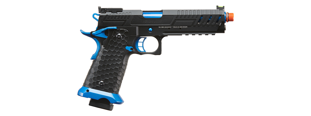 Vorsk Hi-Capa CS Vengeance 5.1 GBB Pistol - (Black/Blue)