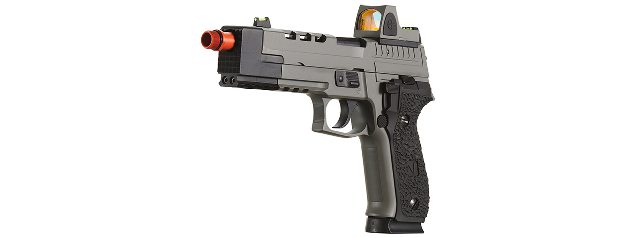 Vorsk Hi-Capa VP26X GBB Pistol w/ Red Dot Sight - (Gray)