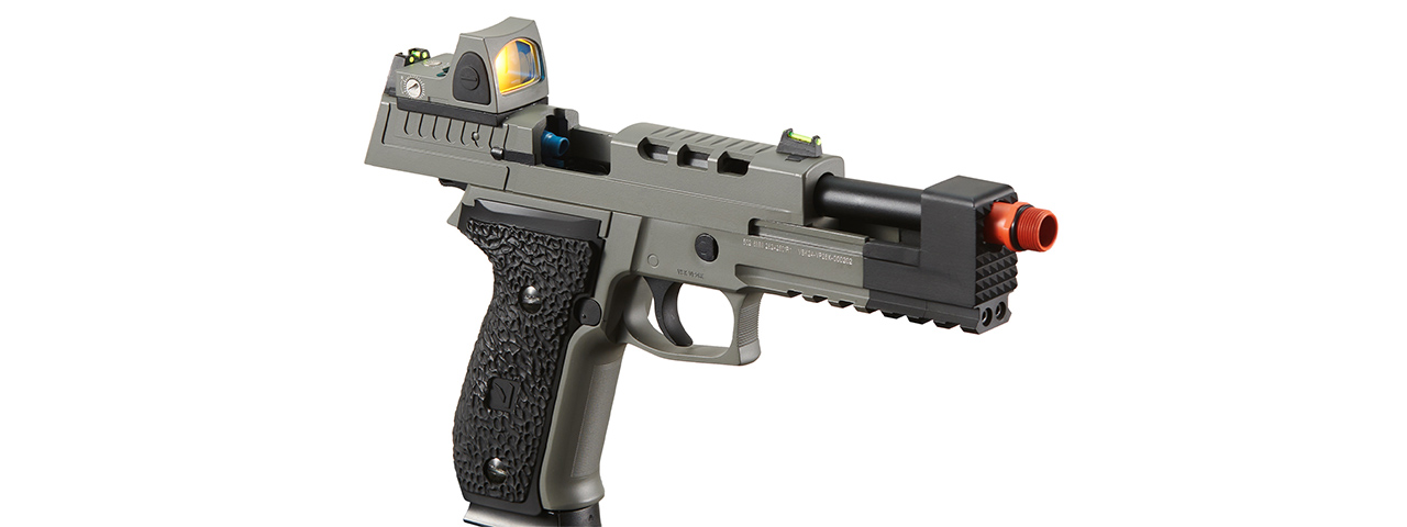 Vorsk Hi-Capa VP26X GBB Pistol w/ Red Dot Sight - (Gray)