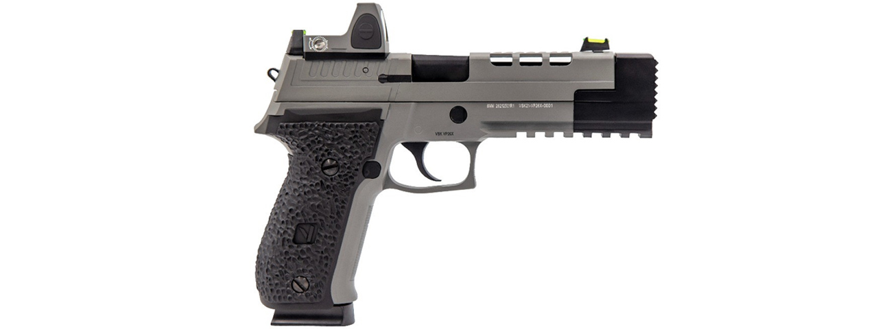 Vorsk Hi-Capa VP26X GBB Pistol w/ Red Dot Sight - (Gray)