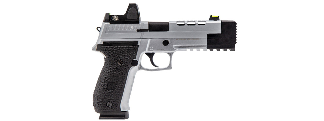 Vorsk Hi-Capa VP26X GBB Pistol w/ Red Dot Sight - (Silver)