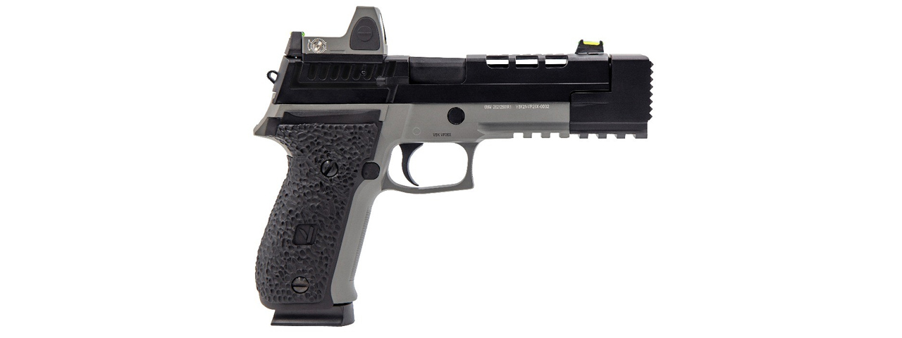 Vorsk Hi-Capa VP26X GBB Pistol w/ Red Dot Sight - (Black/Gray)