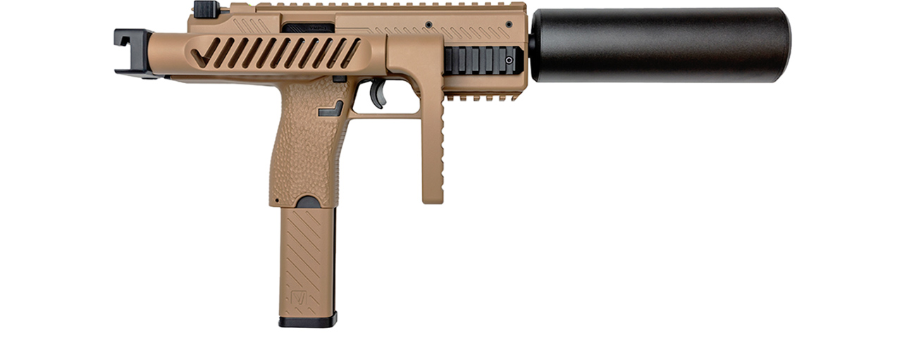 Vorsk VGS-1X GBB Airsoft SMG - (Tan)