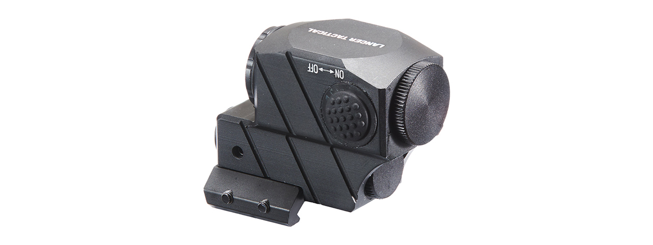 Lancer Tactical Picatinny Double Button Green Laser - (Black)