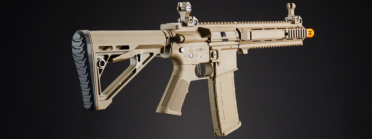 Lancer Tactical Gen 4 L119A2 M4/M16 Full Metal Airsoft Rifle - (Tan)