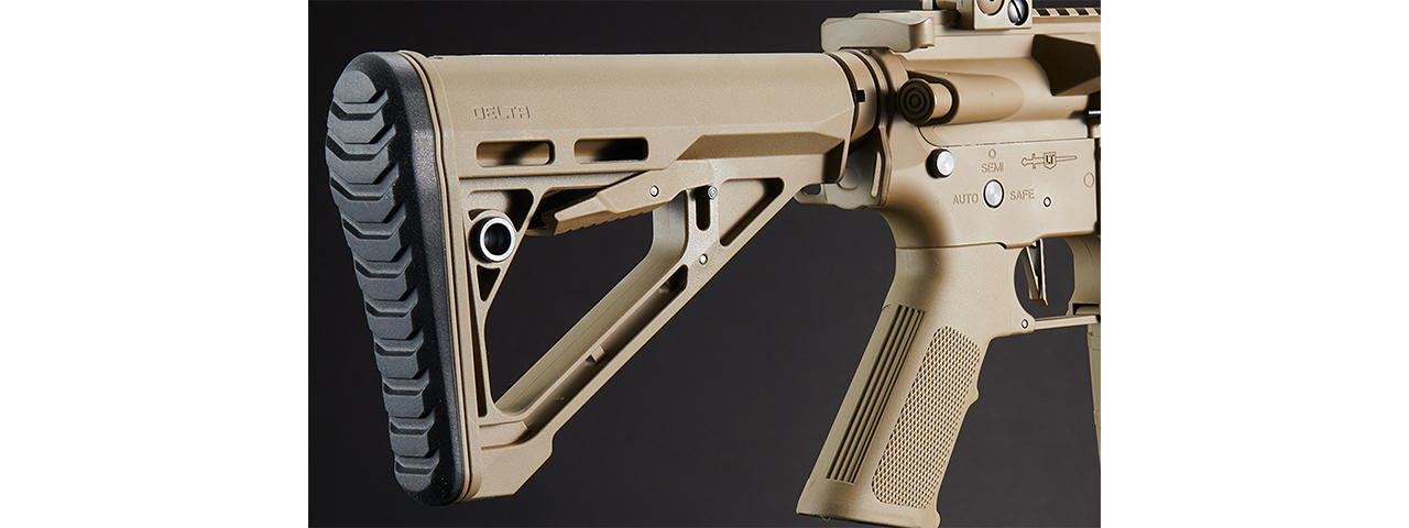 Lancer Tactical Gen 4 L119A2 M4/M16 Full Metal Airsoft Rifle - (Tan)